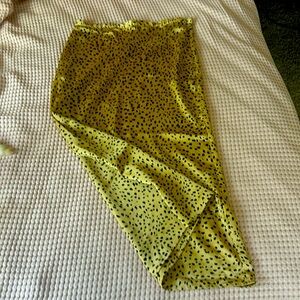 Forever 21 satin midi skirt